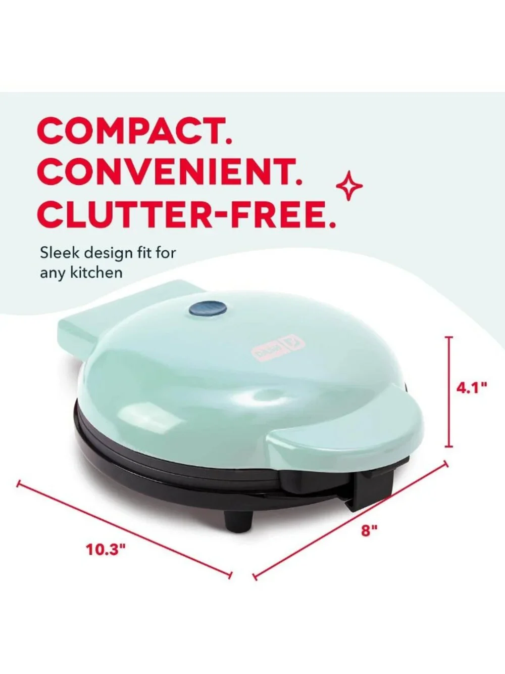 Round Electric Pancake & Egg Griddle Maker - Quick Heat-Up, Nonstick Surface
